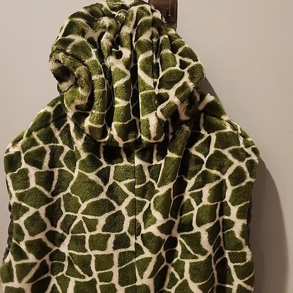 Snake Lizard Reptile Green Kids Halloween Onsie Hoodie Costume Size XL 7 - 8 - Picture 9 of 15